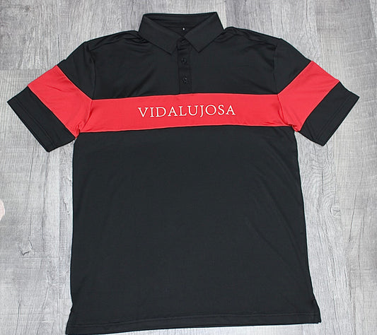 SLIM FIT RED TOP- POLO